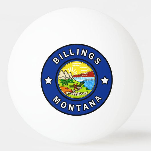 Balle De Ping Pong Billings Montana (Devant)