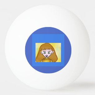 Balle De Ping Pong Bingo bleu Anime Ping Pong Ball