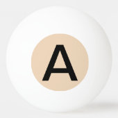 Balle De Ping Pong Bisque couleur solide (Devant)