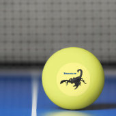 Balle De Ping Pong Black hungry scorpion (Filet)