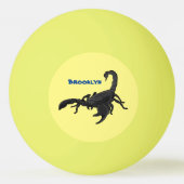 Balle De Ping Pong Black hungry scorpion (Dos)
