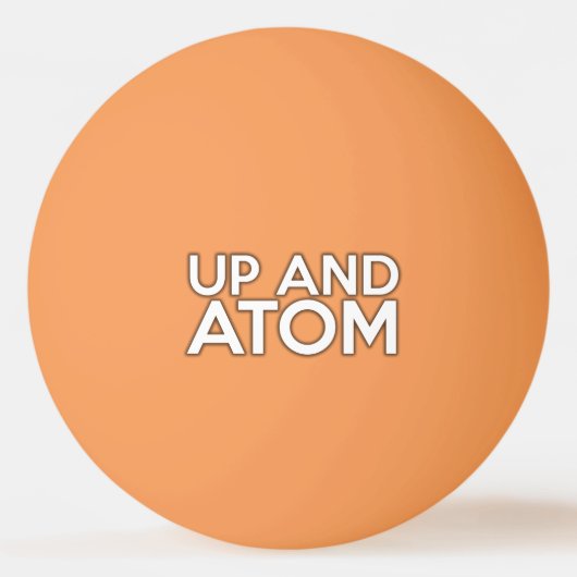 Balle De Ping Pong Blague scientifique UP AND ATOM (Devant)