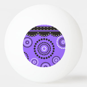 Balle De Ping Pong Blanc noir d'ARTdeco de guirlande + votre backgr.