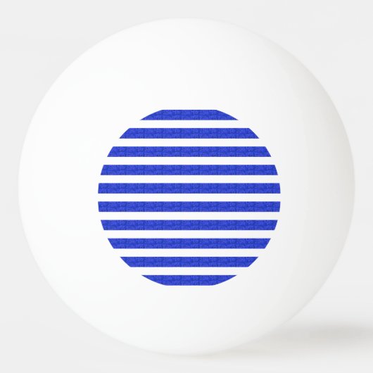 Balle De Ping Pong Bleu Chic (Devant)