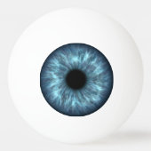 Balle De Ping Pong Bleu frapper Bleu Eyeball Ping Pong Ball (Devant)