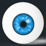 Balle De Ping Pong Blue Eye Funny<br><div class="desc">Un beau graphisme bleu fait de la balle de ping-pong un globe oculaire. Montrez ces boules de ping-pong avec un dessin d'iris si détaillé à votre table de ping-pong, elles susciteraient certainement beaucoup de conversations amusantes et intéressantes avec vos amis et votre famille pendant longtemps! Ils peuvent également être très...</div>