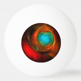 Balle De Ping Pong Blue Eye Moderne Abstrait Art Cool Motif #16