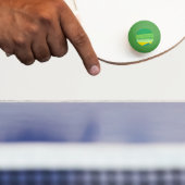 Balle De Ping Pong Blue Snowflakes on the Sunrise Mountain (Paddle)