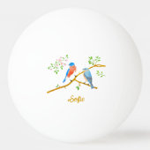 Balle De Ping Pong Bluebirds White Ping Pong Ball (Devant)