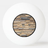 Balle De Ping Pong Bois repris, matériel viable (Devant)