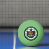 Balle De Ping Pong Bois rustique Cheers Bières Shenanigans (Filet)