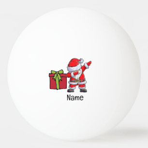 Balle De Ping Pong Boîte cadeau père Noël et rouge