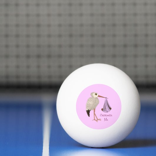 Balle De Ping Pong Bouche classique (rose) 2 (Filet)
