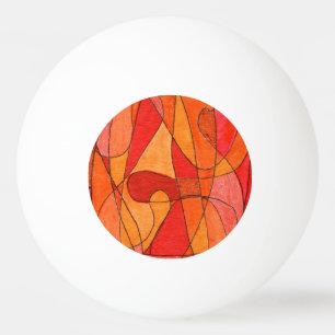 Balle De Ping Pong Boule Abstraite de ping-pong "Hot Spot"