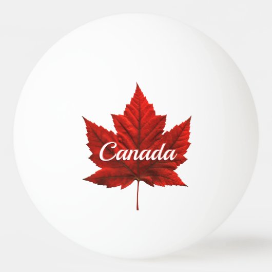 Balle De Ping Pong Boule Canada Ping Pong Personnalisée Boules Canada (Devant)