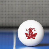 Balle De Ping Pong Boule Canada Ping Pong Personnalisée Boules Canada (Filet)