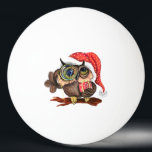 Balle De Ping Pong Boule de Noël Ping Pong Ball<br><div class="desc">Boules de ping-pong de Noël avec chouette de bébé en Casquette de Noël et peinture d'oiseau cadeau Funny Table Boules de tennis - ou Choisissez / Ajoutez votre texte unique / Nom / Couleur - Faites votre cadeau de balle de ping-pong spécial - Redimensionnez et déplacez ou ajoutez des éléments...</div>