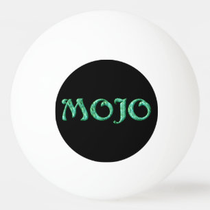 Balle De Ping Pong Boule de ping-pong 1 étoile Mojo green noir blanc