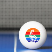 Balle De Ping Pong Boule de ping-pong avec Drapeau de Saint-Pétersbou (Filet)
