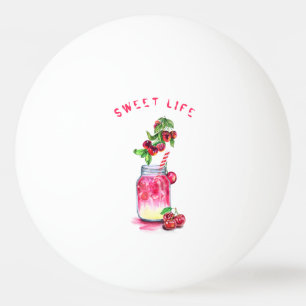 Balle De Ping Pong Boule de ping-pong Cherry Drink - Texte personnali