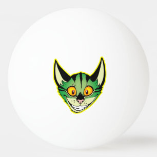 Balle De Ping Pong Boule de ping-pong de chat de dessin fluorescent