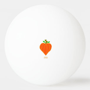 Balle De Ping Pong Boule de ping-pong de coeur citrouille