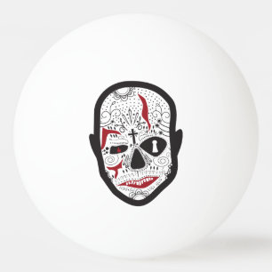Balle De Ping Pong Boule de ping-pong de crâne de Carnie