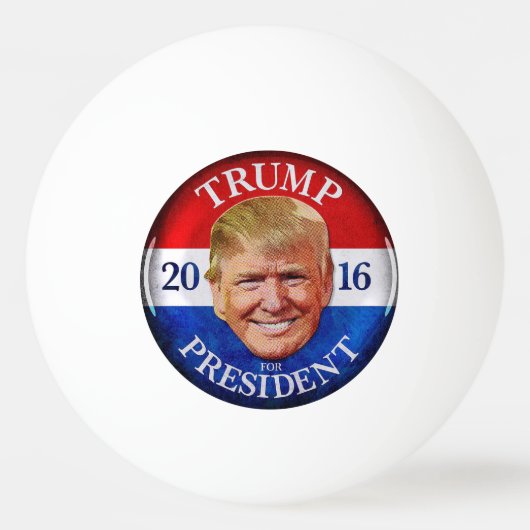 BALLE DE PING PONG BOULE DE PING-PONG DE DONALD TRUMP (Dos)