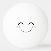 Balle De Ping Pong Boule de ping-pong de visage souriant (Devant)