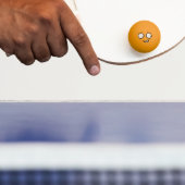 Balle De Ping Pong Boule de ping-pong drôle dérangée de visage (Paddle)