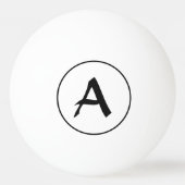 Balle De Ping Pong Boule de ping-pong INITIALE PERSONNALISÉE (Dos)