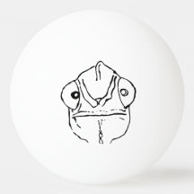 Boule de ping-pong maladroite de caméléon