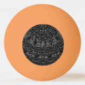 Balle De Ping Pong Boule de ping-pong Mandala Charbon (Dos)