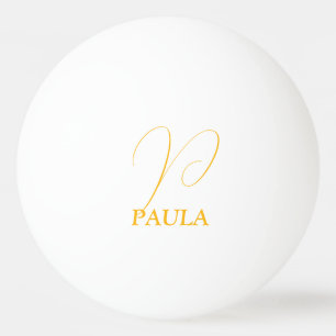 Balle De Ping Pong Boule de ping-pong monogramme