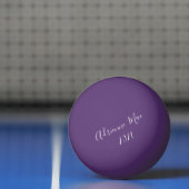 Balle De Ping Pong Boule de ping-pong pourpre personnalisée (Filet)