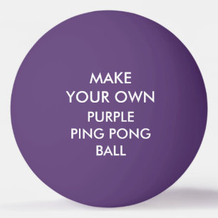 Balle De Ping Pong Boule de ping-pong POURPRE personnalisée par