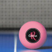 Balle De Ping Pong Boule de ping-pong rose personnalisée (Filet)