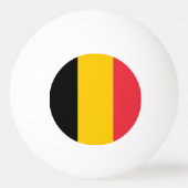 Balle De Ping Pong Boule de ping-pong spéciale avec Drapeau de Belgiq (Devant)