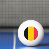 Balle De Ping Pong Boule de ping-pong spéciale avec Drapeau de Belgiq (Filet)