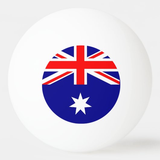 Balle De Ping Pong Boule de ping-pong spéciale avec Drapeau de l'Aust (Dos)