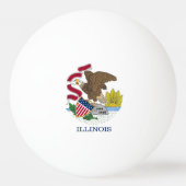 Balle De Ping Pong Boule de ping-pong spéciale avec drapeau de l'Illi (Devant)