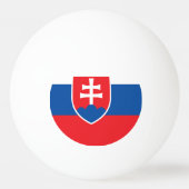 Balle De Ping Pong Boule de ping-pong spéciale avec Drapeau de Slovaq (Devant)