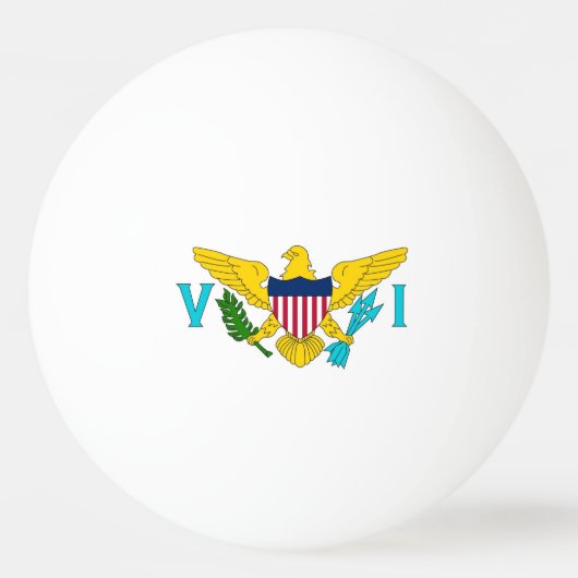 Balle De Ping Pong Boule de ping-pong spéciale avec Drapeau de Virgin (Dos)