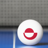 Balle De Ping Pong Boule de ping-pong spéciale avec drapeau du Groenl (Filet)