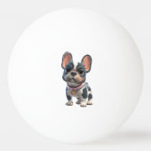 Balle De Ping Pong Bouledogue Français (Devant)