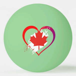 Balle De Ping Pong Boules de ping-pong de la fête du Canada