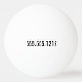 Balle De Ping Pong Boules de ping-pong faites sur commande de logo (Dos)