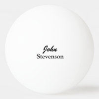 Boules de ping-pong nommées personnalisées pour le