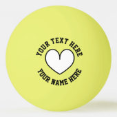 Balle De Ping Pong Boules de ping-pong personnalisées avec logo de co (Devant)