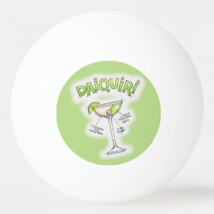 BALLE DE PING PONG BOULES DE PING PONG - RECETTE DE DAIQUIRI COCKTAIL